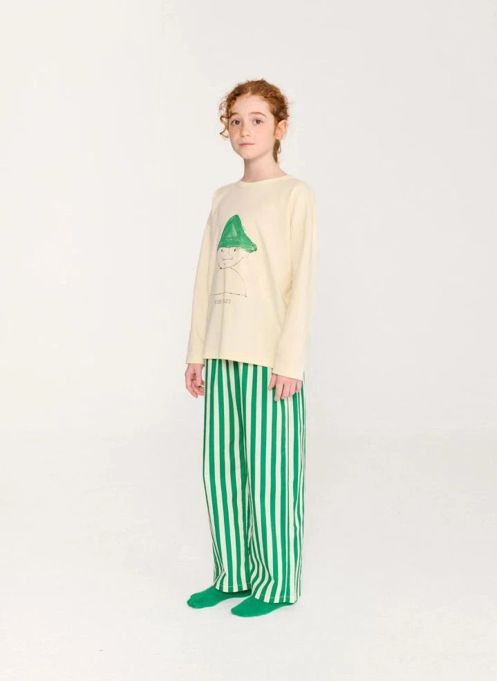 Bobo Choses - Bobo Choses Conjunto de camiseta y pantalón de algodón orgánico | Verde