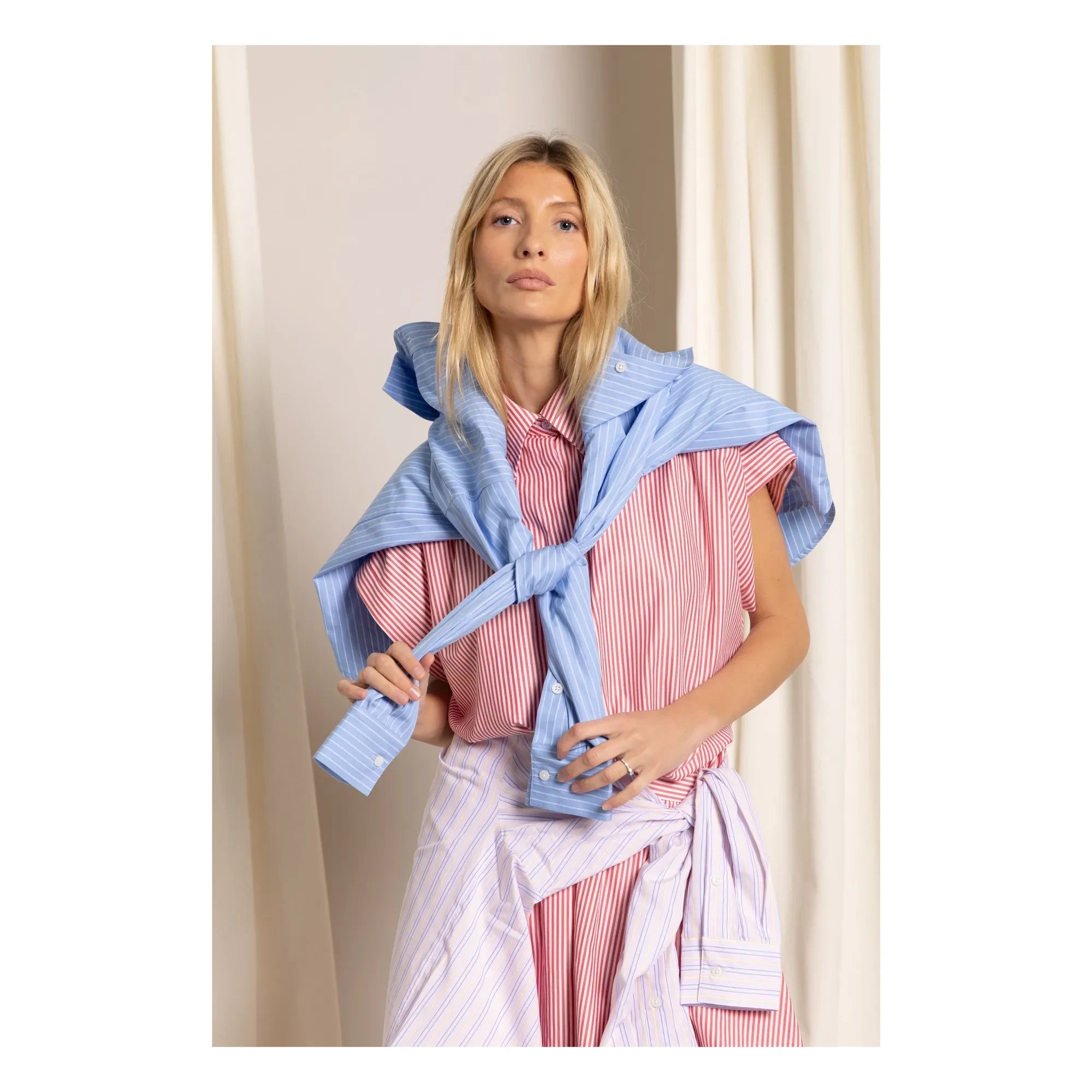 Smallable Mujer - Camisa Rayas Kanel | Lila
