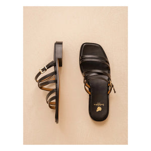 Bobbies - Sandalias de piel Isys | Negro