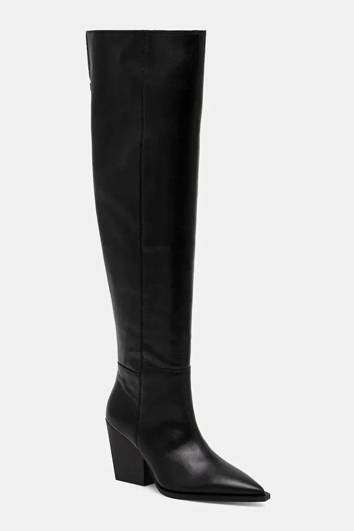 Botín de piel AllSaints Reina Zip