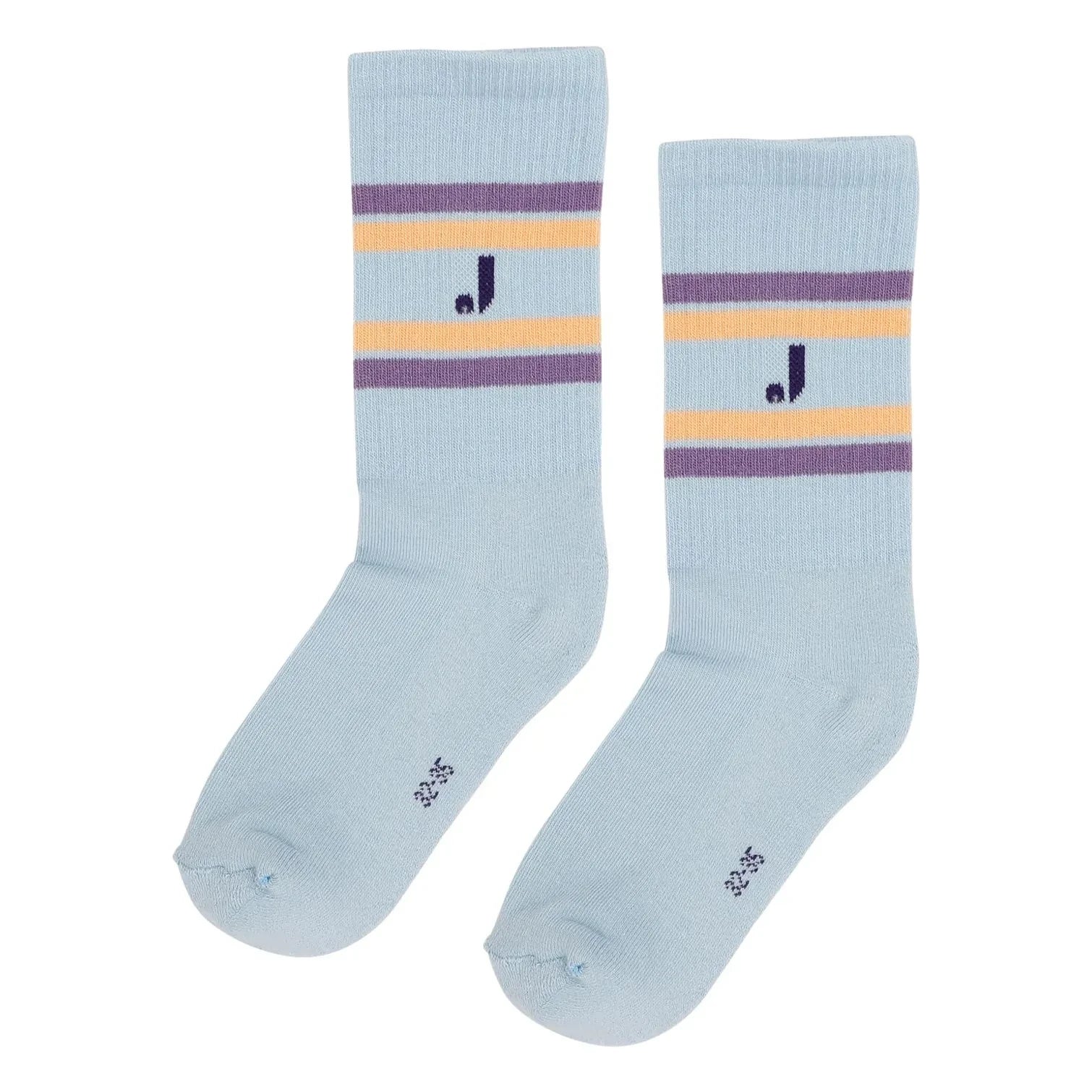 Jenest - Calcetines de algodón orgánico J Sport | Azul claro