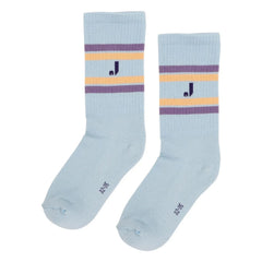 Jenest - Calcetines de algodón orgánico J Sport | Azul claro