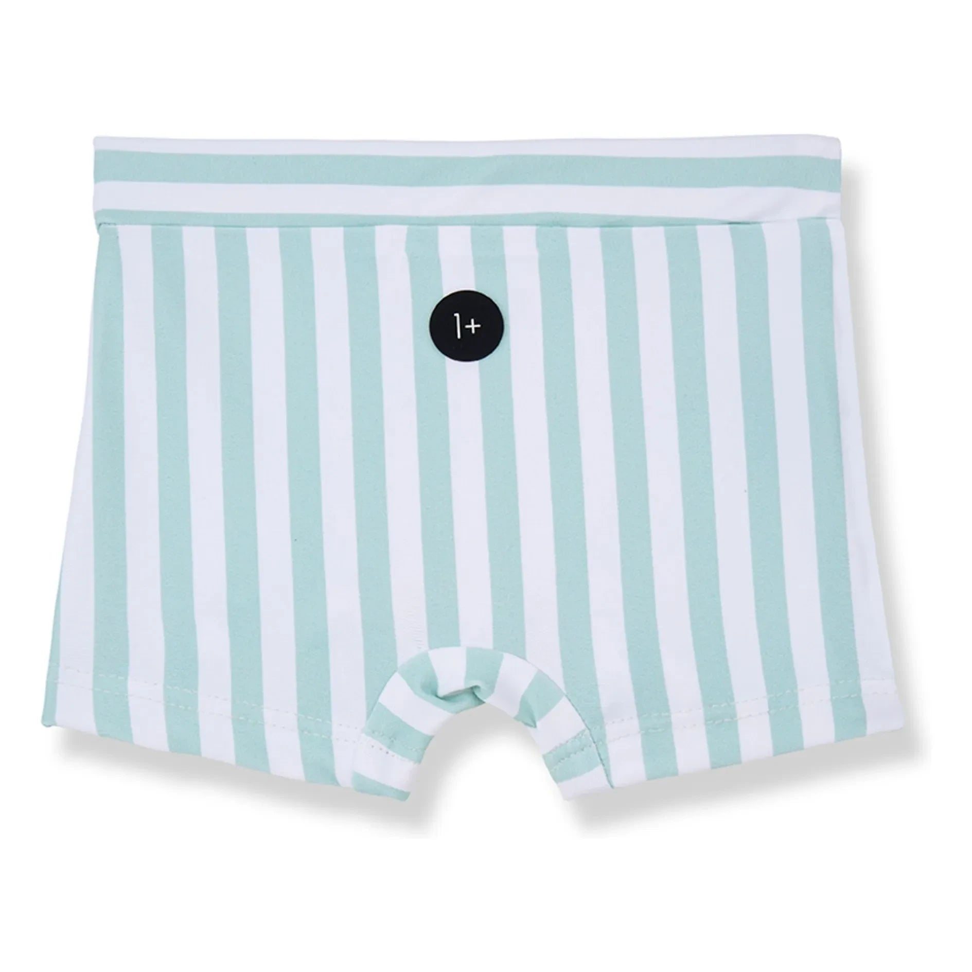 1+ en la familia - Morell Bañador Short Rayas | Verde almendra
