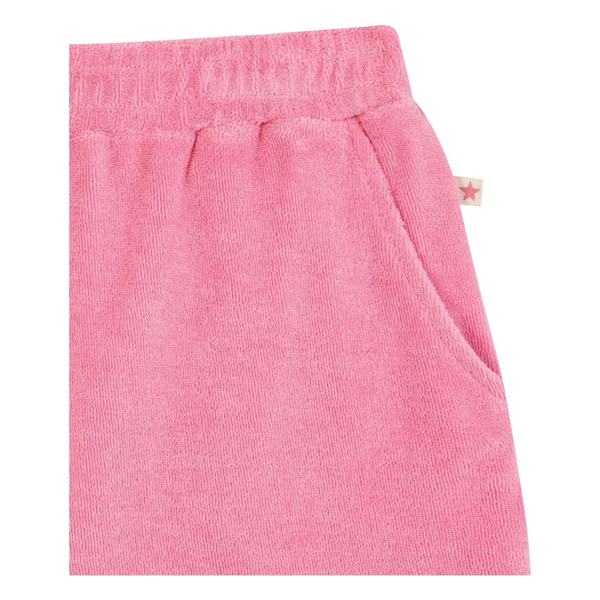 Bonton - Livi Bebek Toalla Shorts | Rosa Caramelo