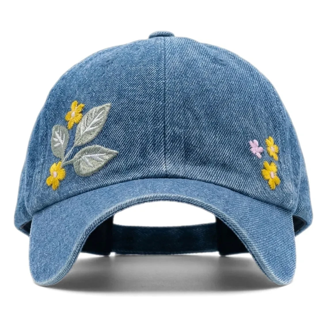 Hundred Pieces - Gorro con estampado floral Halo | Azul vaquero
