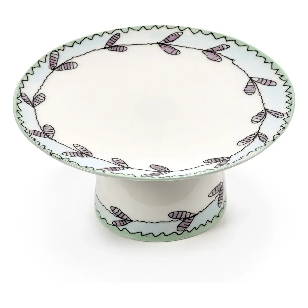 Plato de tarta Serax - Blossom Milk, Marni | Blanco