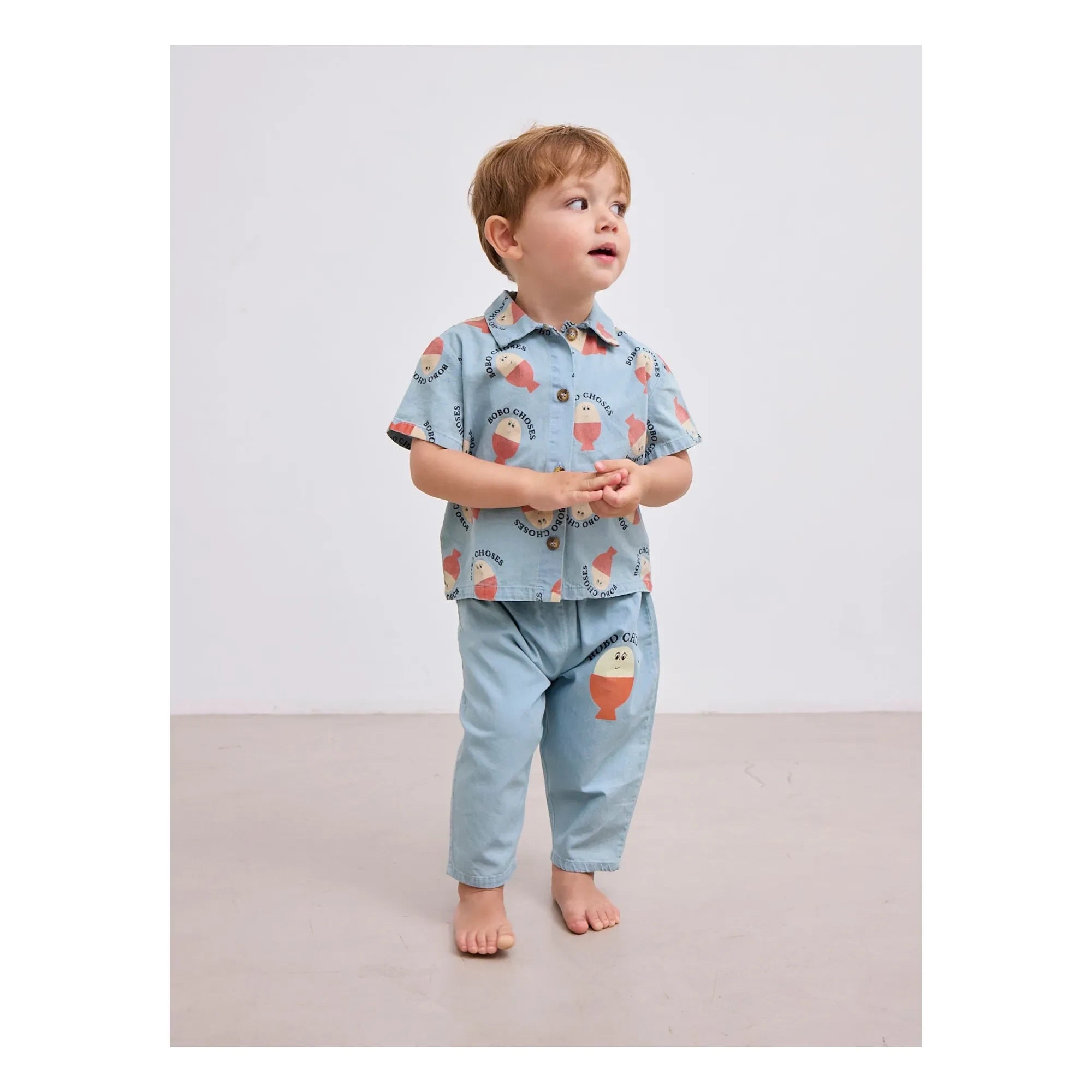 Bobo Choses - Bobo Denim Camisa Azul Claro | Azul