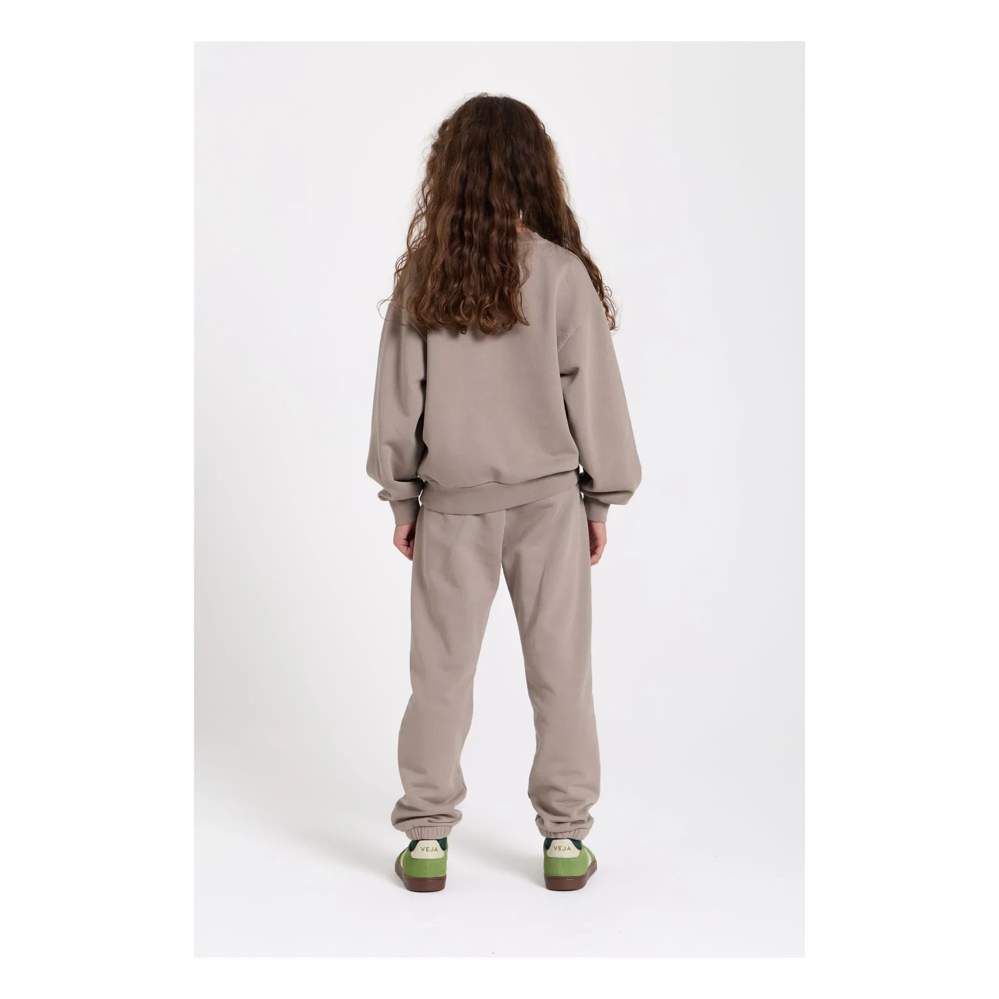 Smallable Kid - Jogger de algodón orgánico Kiwi | Gris Topo