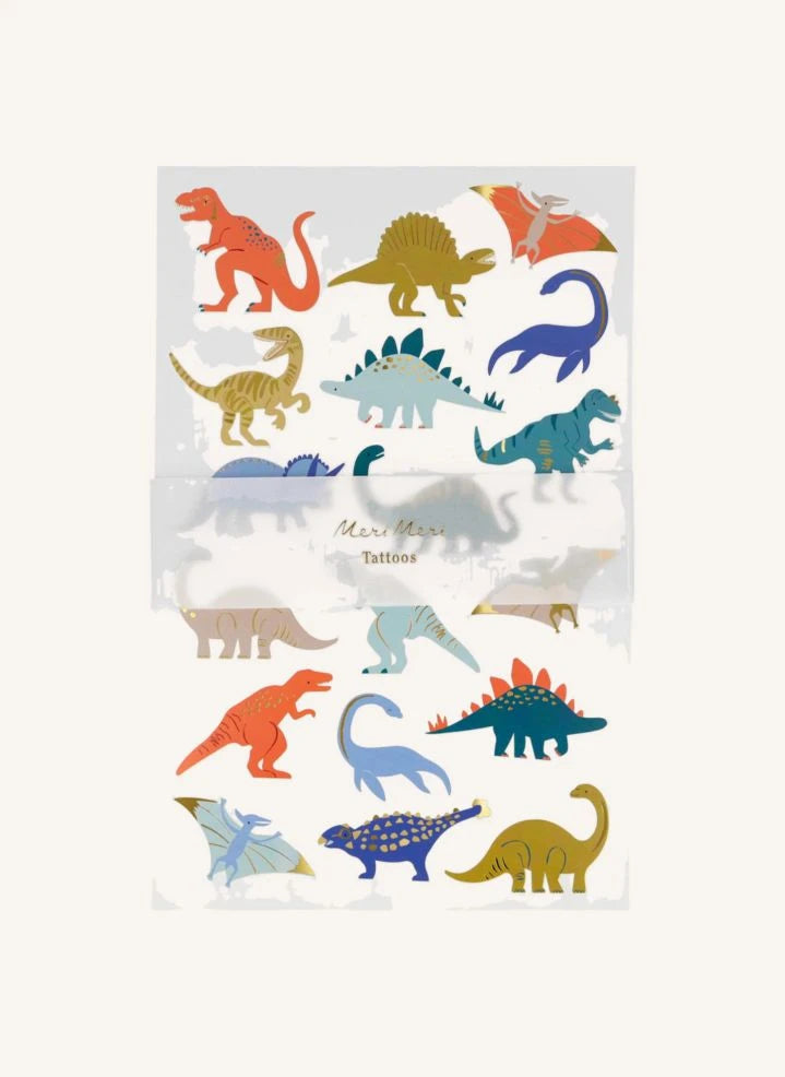 Meri Meri - Tatuajes temporales de dinosaurios