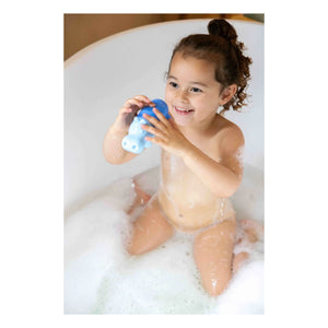 Quut - Juguete de baño Squeezi Hippo | Azul