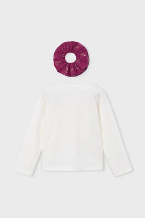 Blusa de manga larga de algodón para niños Mayoral
