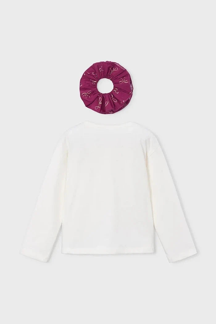 Blusa de manga larga de algodón para niños Mayoral