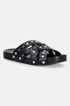 MICHAEL Michael Kors Sandalias planas de piel Irene para mujer