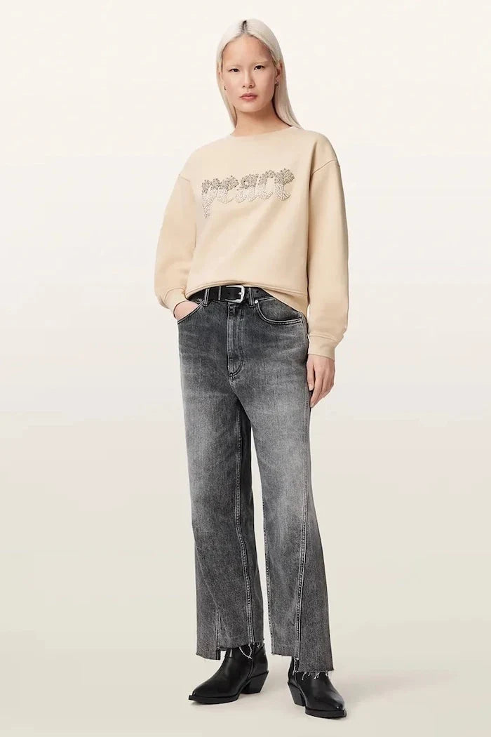 Sudadera AllSaints de algodón PEACE para mujer