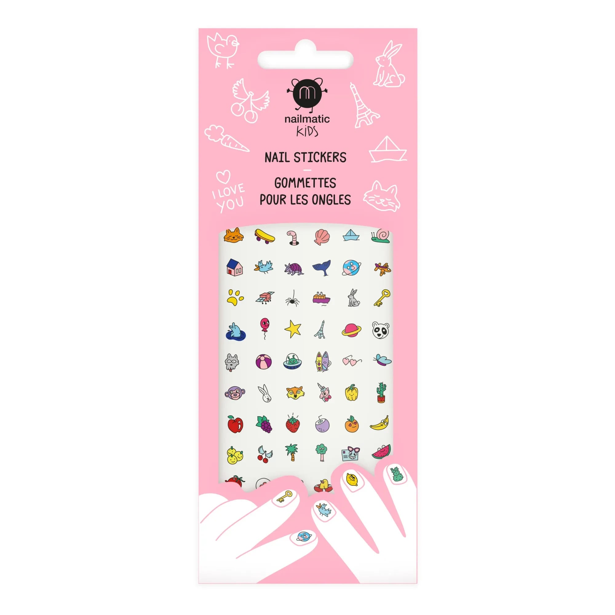 Nailmatic Kids - Calcomanías para uñas Happy Nails