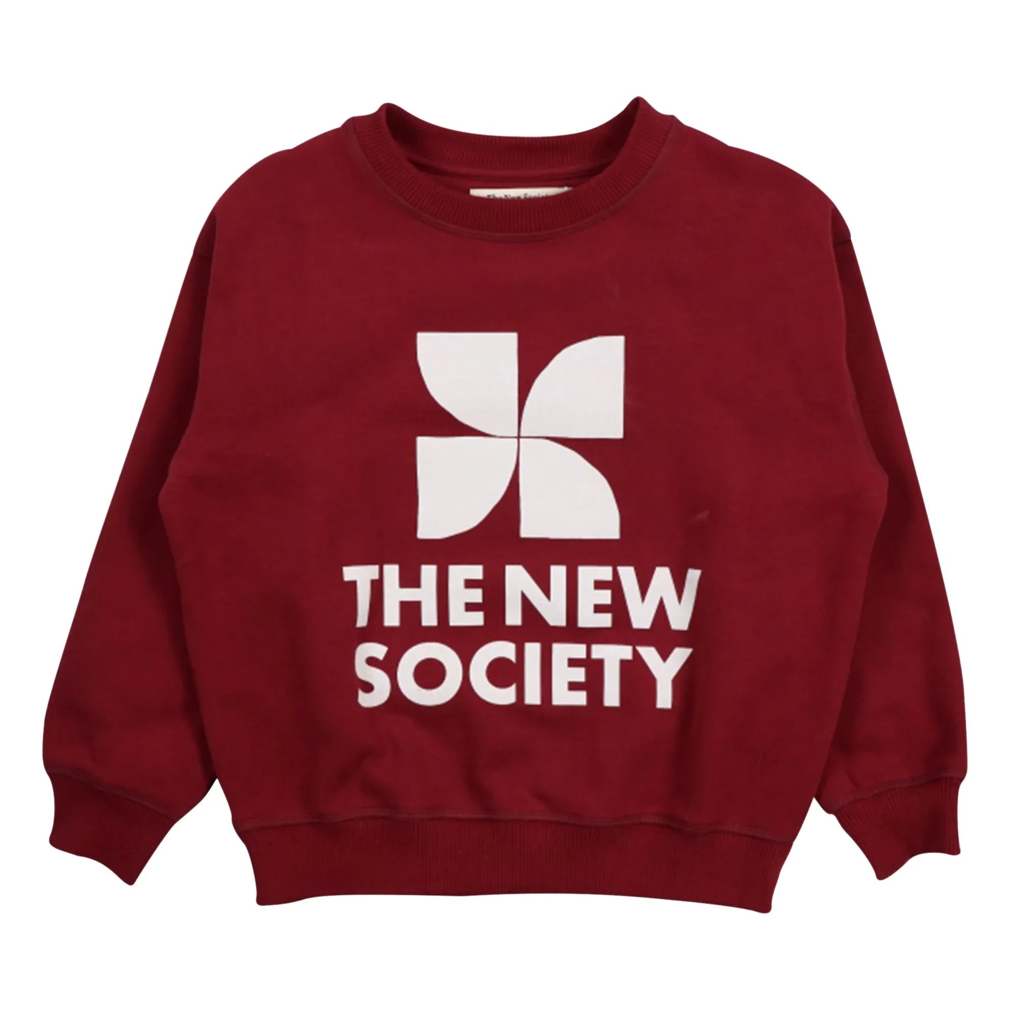 the new society - Sudadera con logo | Burdeos