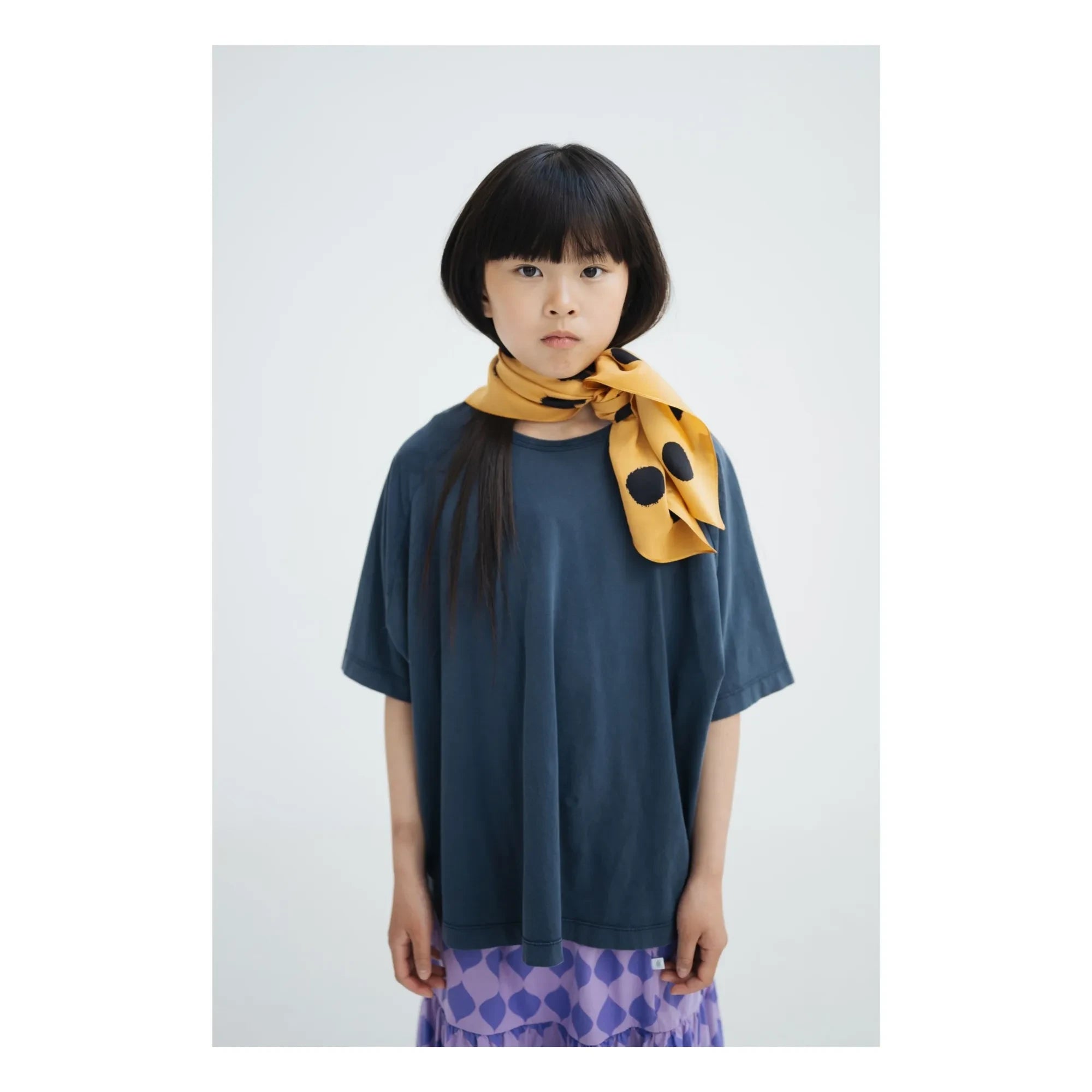 Repose AMS - Camiseta de algodón orgánico raglán | Azul noche