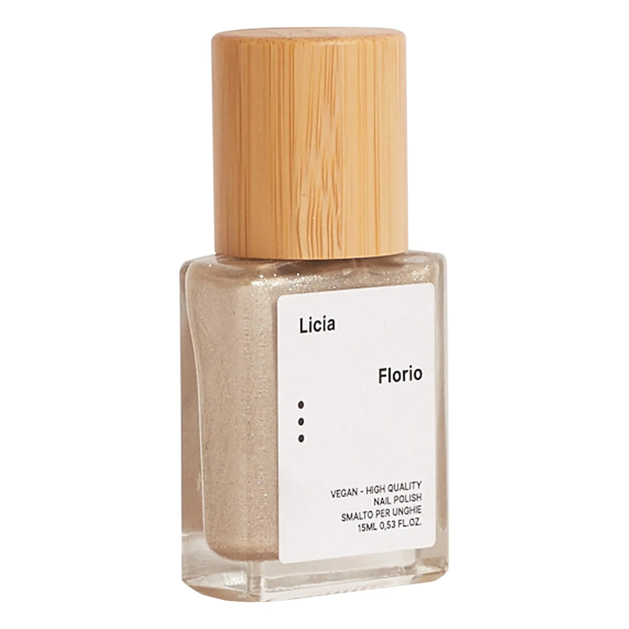 Licia Florio - Esmalte de uñas en polvo de perlas - 10 ml | Plata
