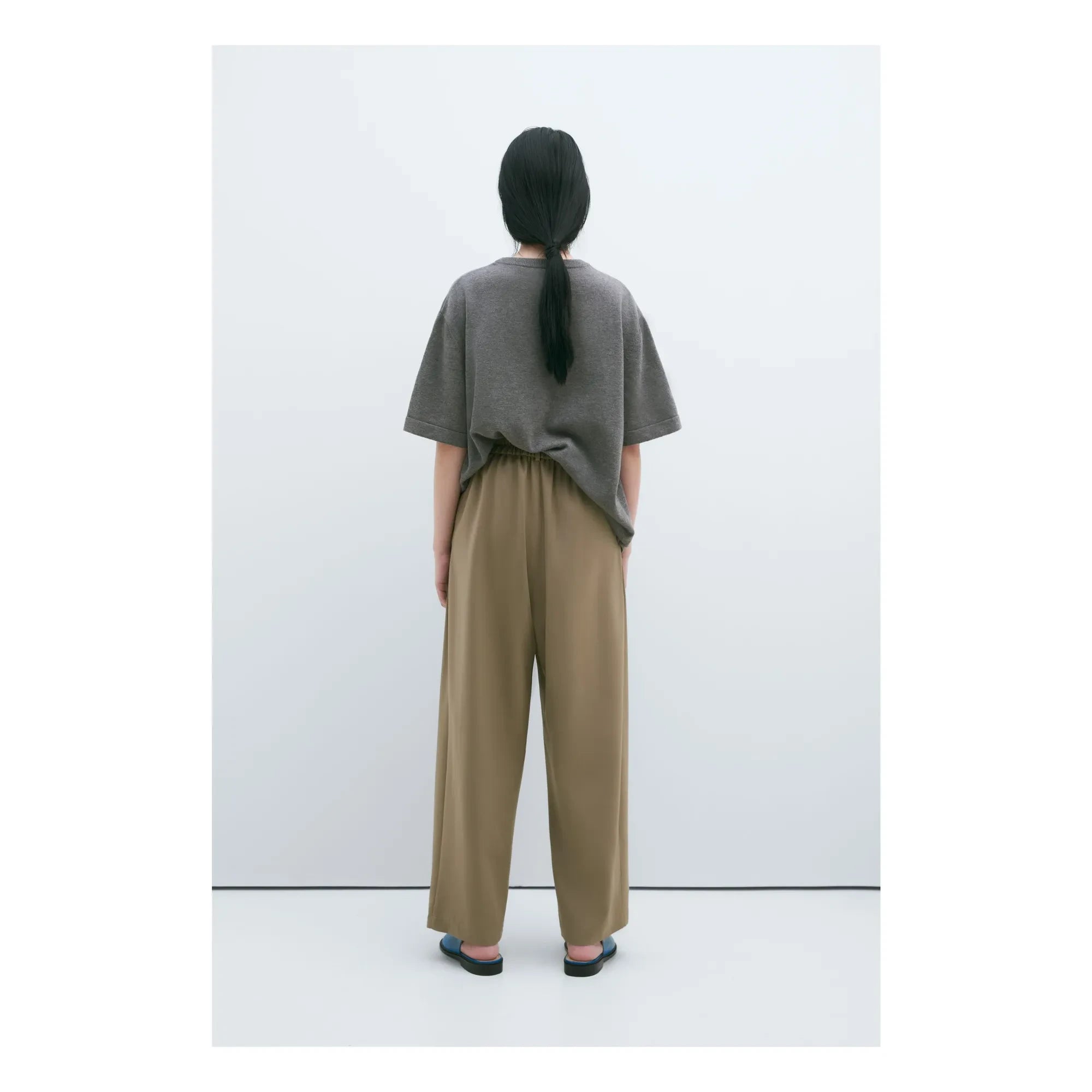 Cordera - Pantalones de Lana Virgen con Bolsillos | Camel