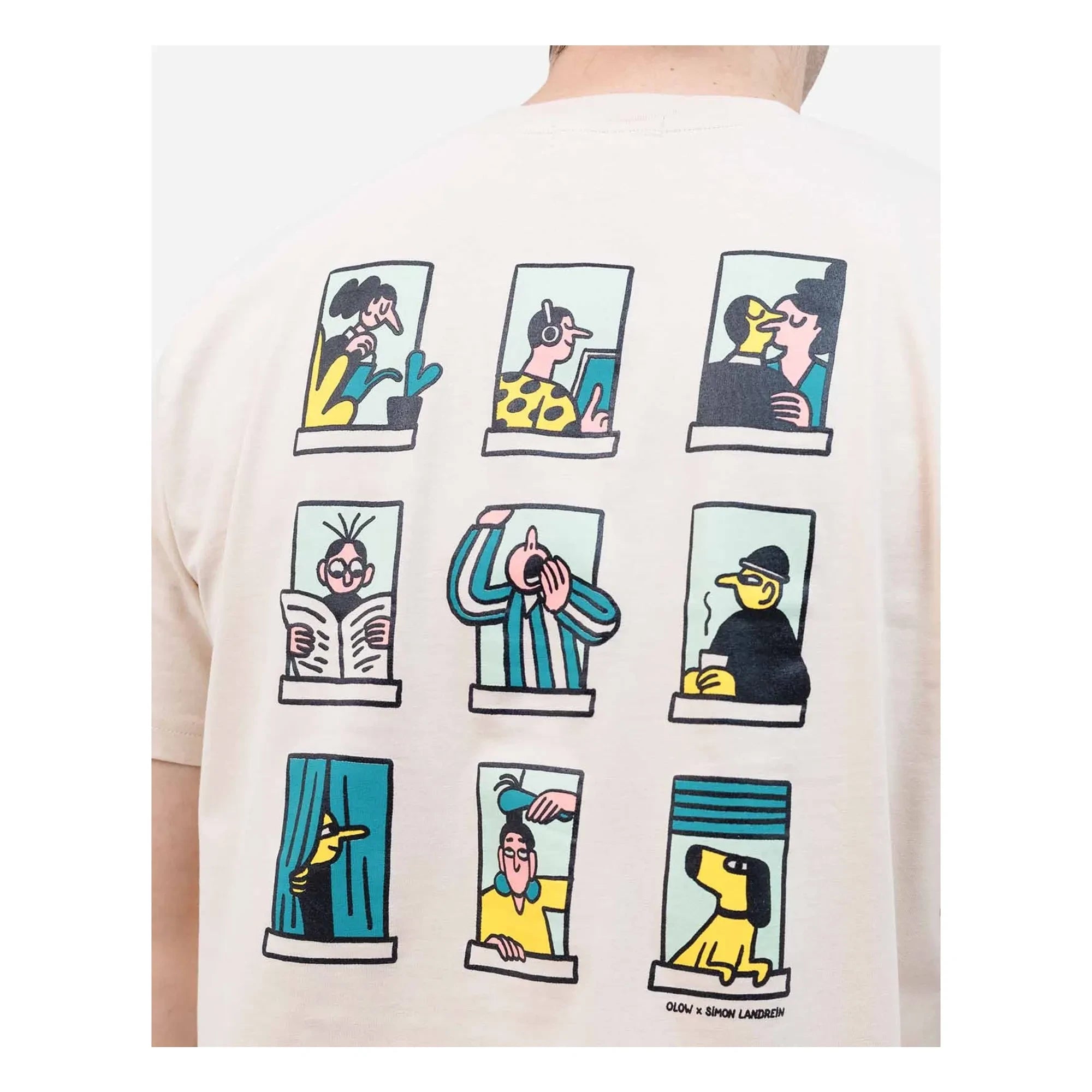 Olow - Camiseta Building | Crema