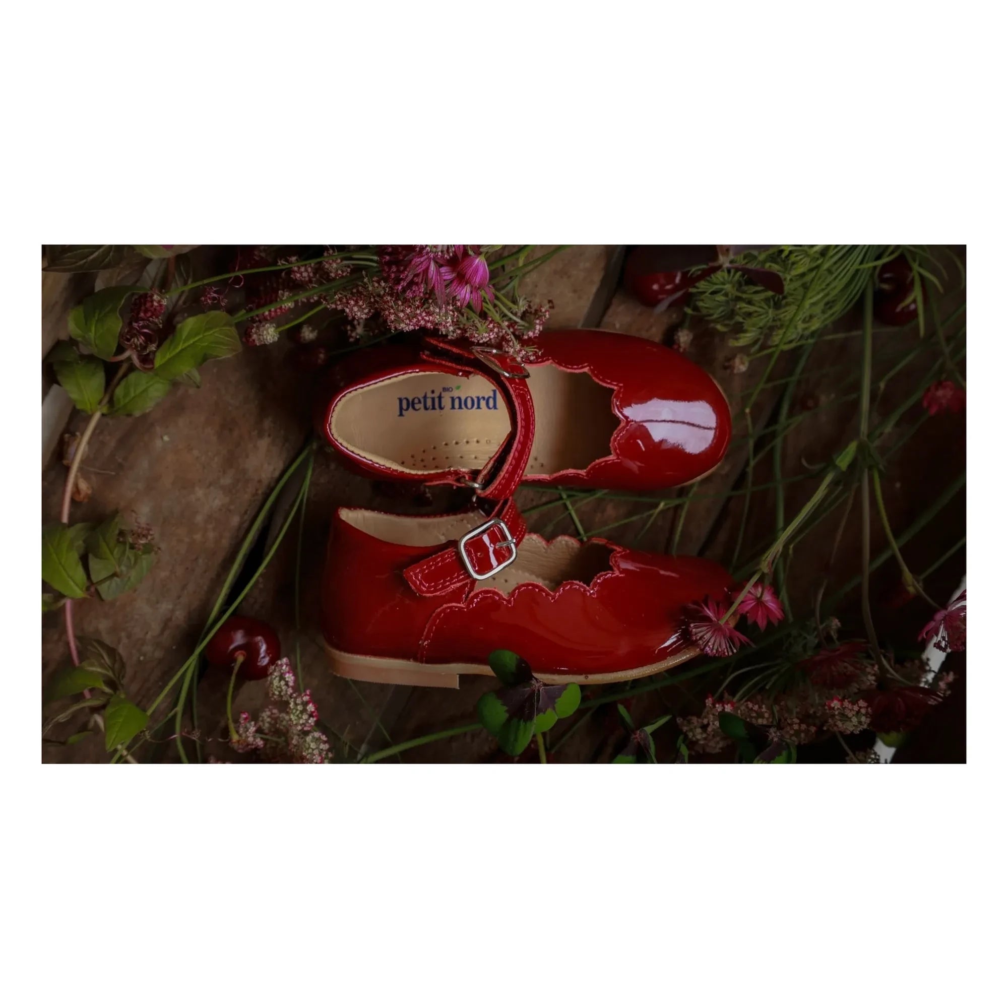 Petit Nord - Rojo canela | Bailarina Mary Jane de vieira