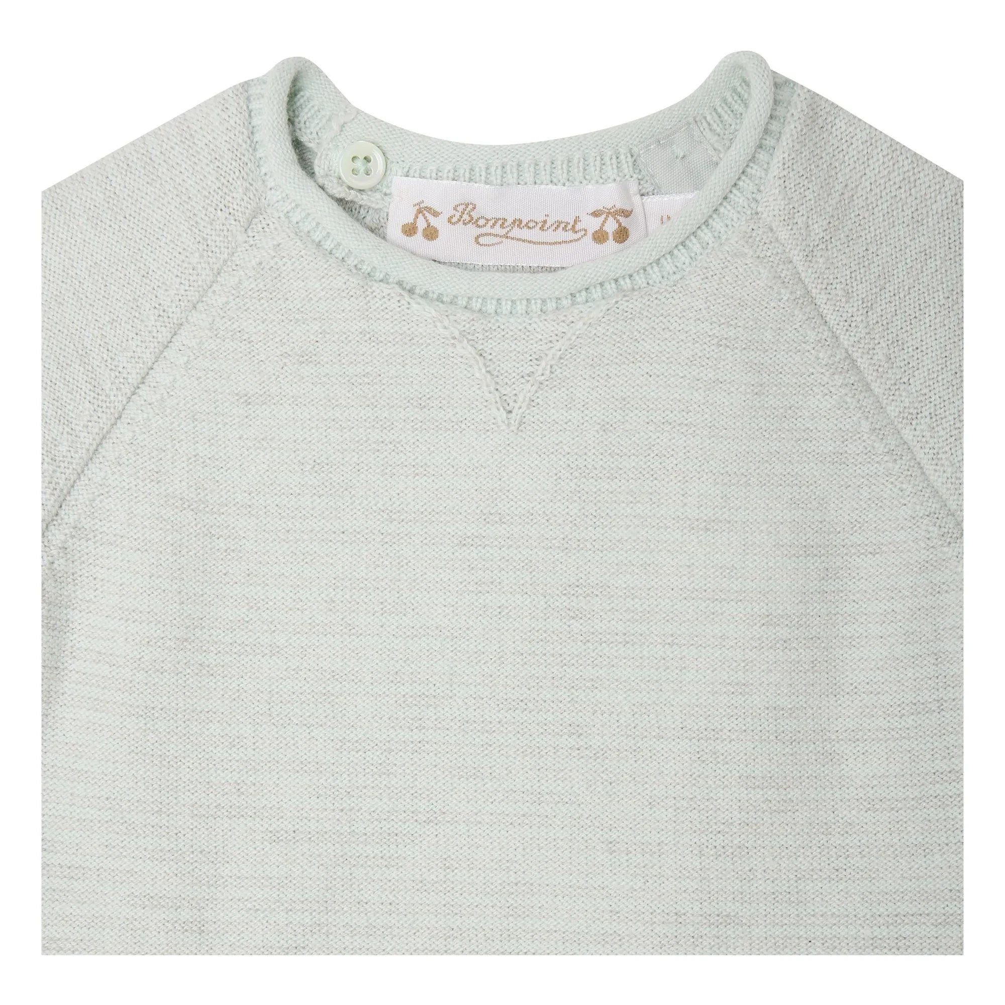 Bonpoint - Conjunto de camiseta y leggings Loan de algodón orgánico | Gris
