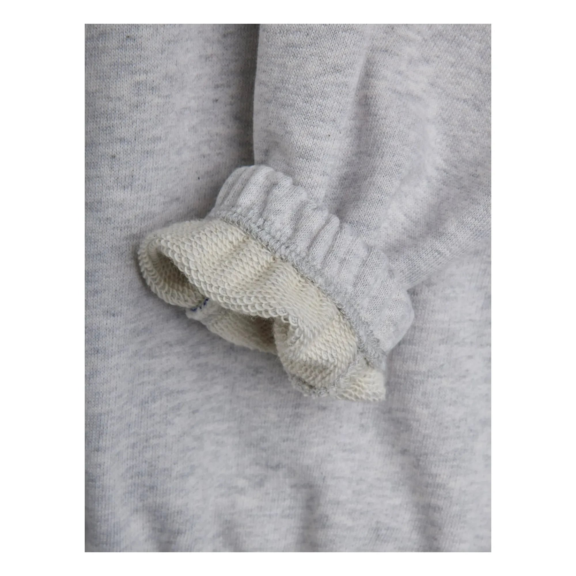Mini Rodini - Sudadera de algodón orgánico Siamese | Gris jaspeado
