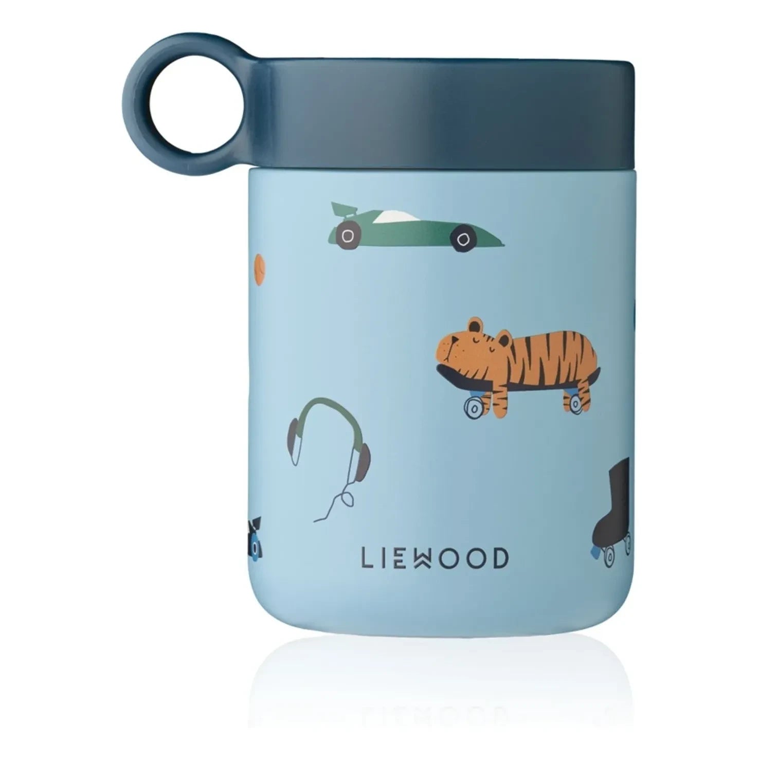 Liewood - Caja de almuerzo térmica Kiani | Playa diversión/azul