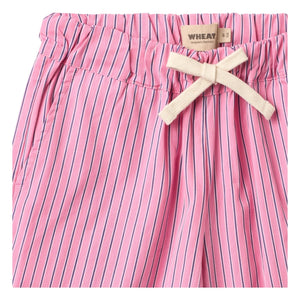 Wheat - Sasha pantalón de algodón orgánico a rayas | Rosa