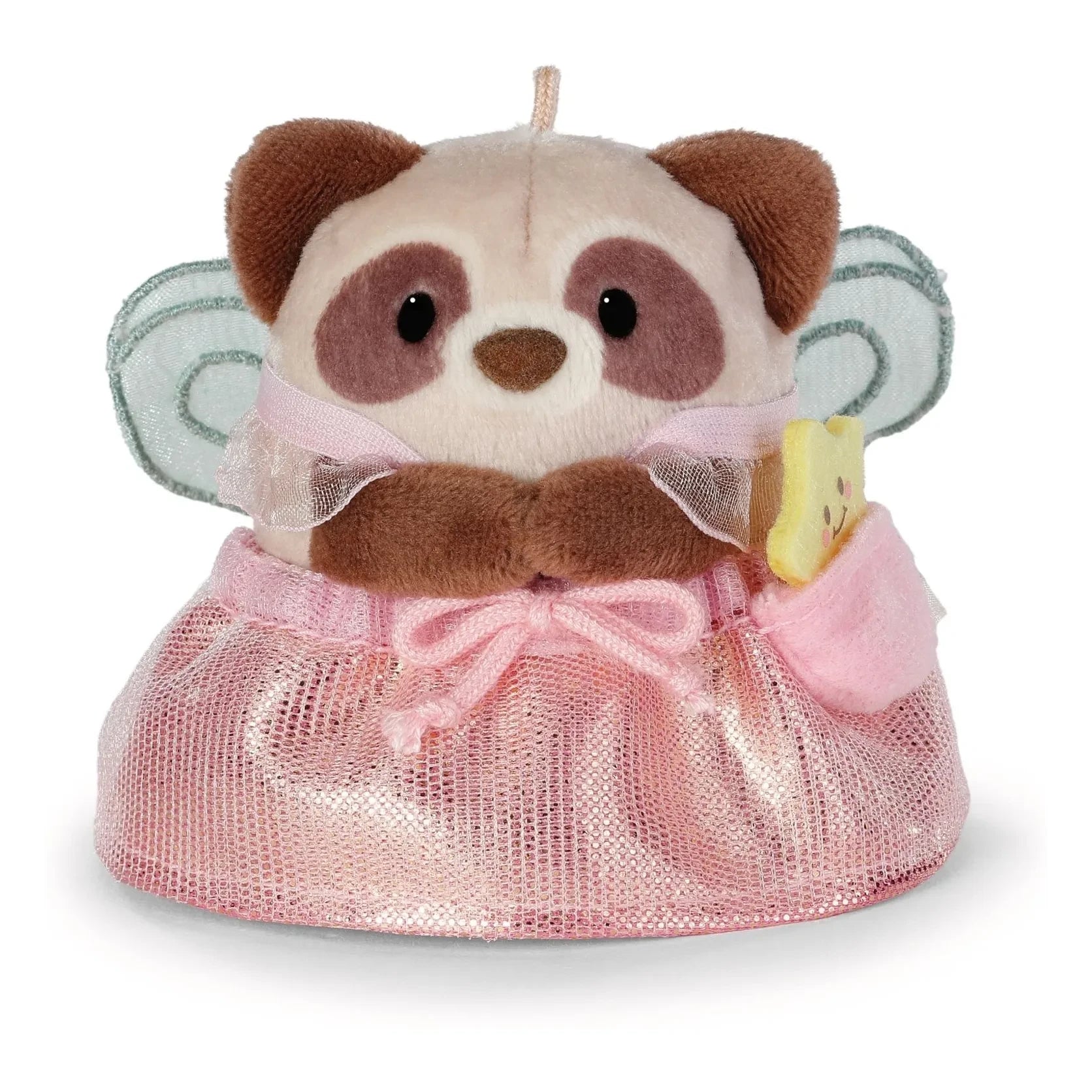 Nici - Peluche de mapache Rakuma de hadas | Rosa