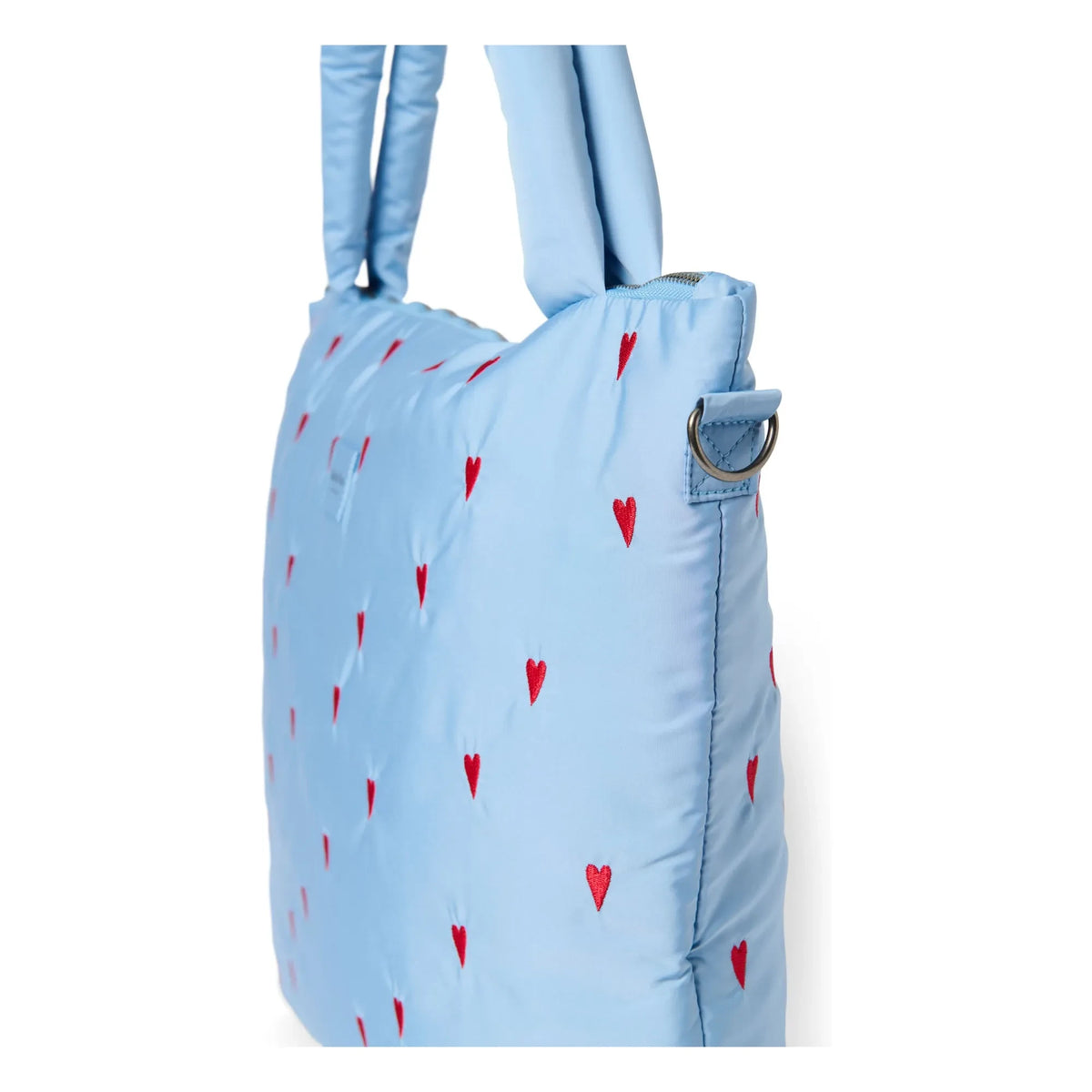 Studio Noos - Bolso de maternidad Puffy Hearts | Azul claro