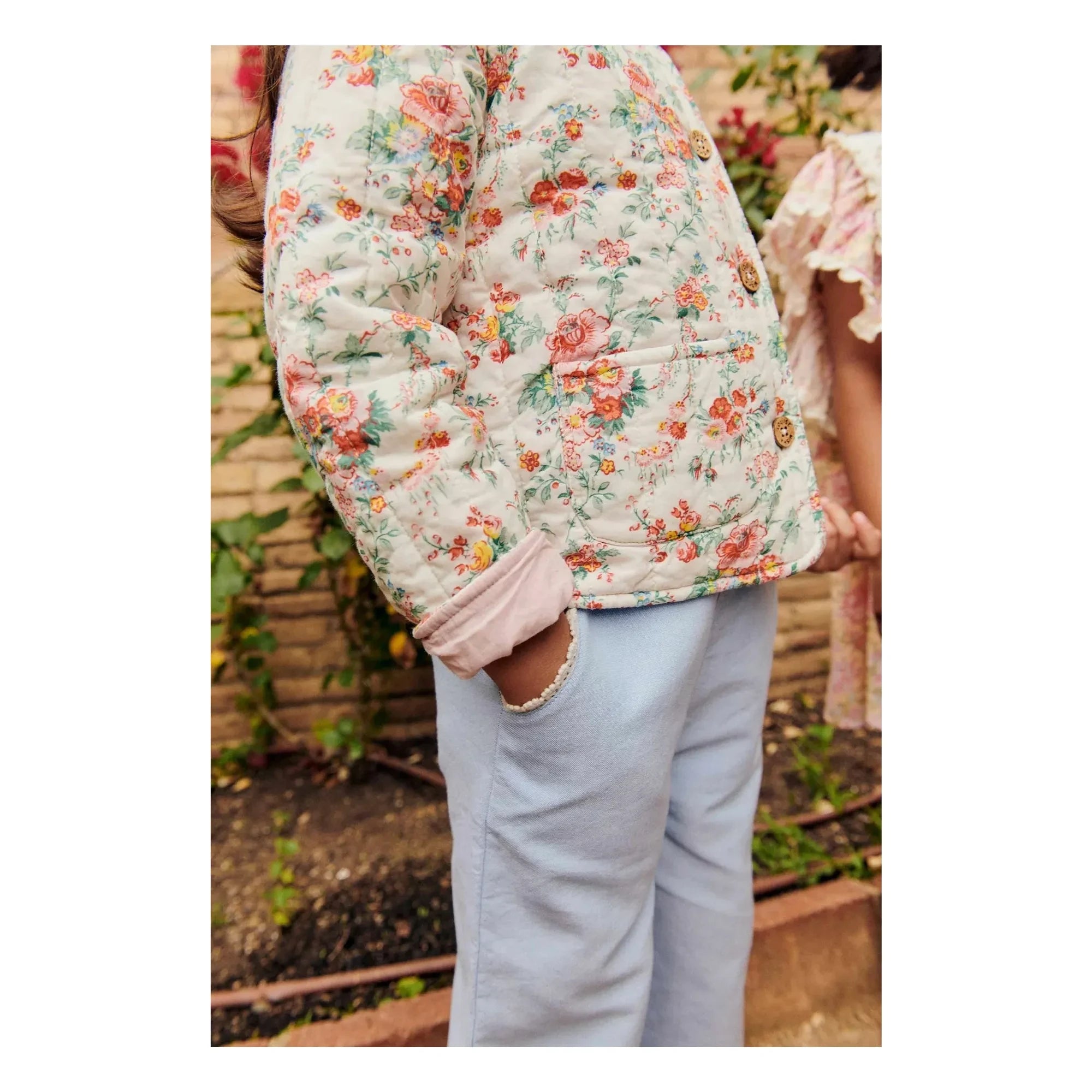 Louise Misha - Chaqueta de algodón orgánico Astrid | Crema