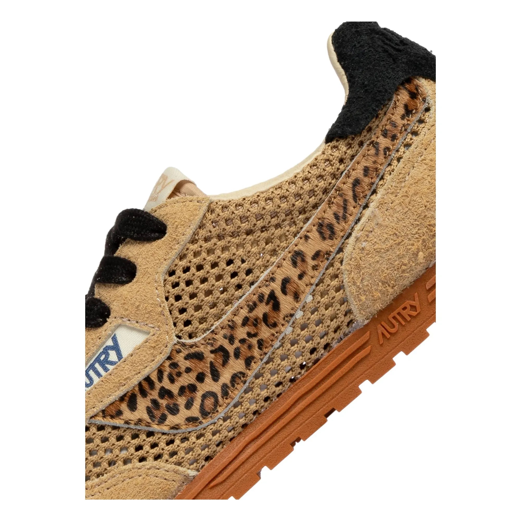 Zapatillas de ante Autry - Windspin Low Leopard | Camel