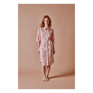 Emile et Ida - Vestido Rosa de Algodón Khadi