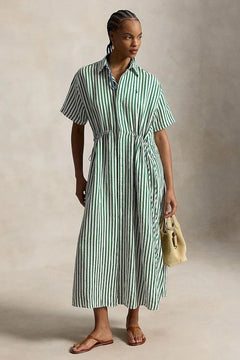 Vestido camisero de lino Polo Ralph Lauren