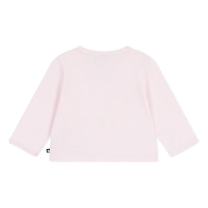 Petit Bateau - Chaleco liso | Rosa palo