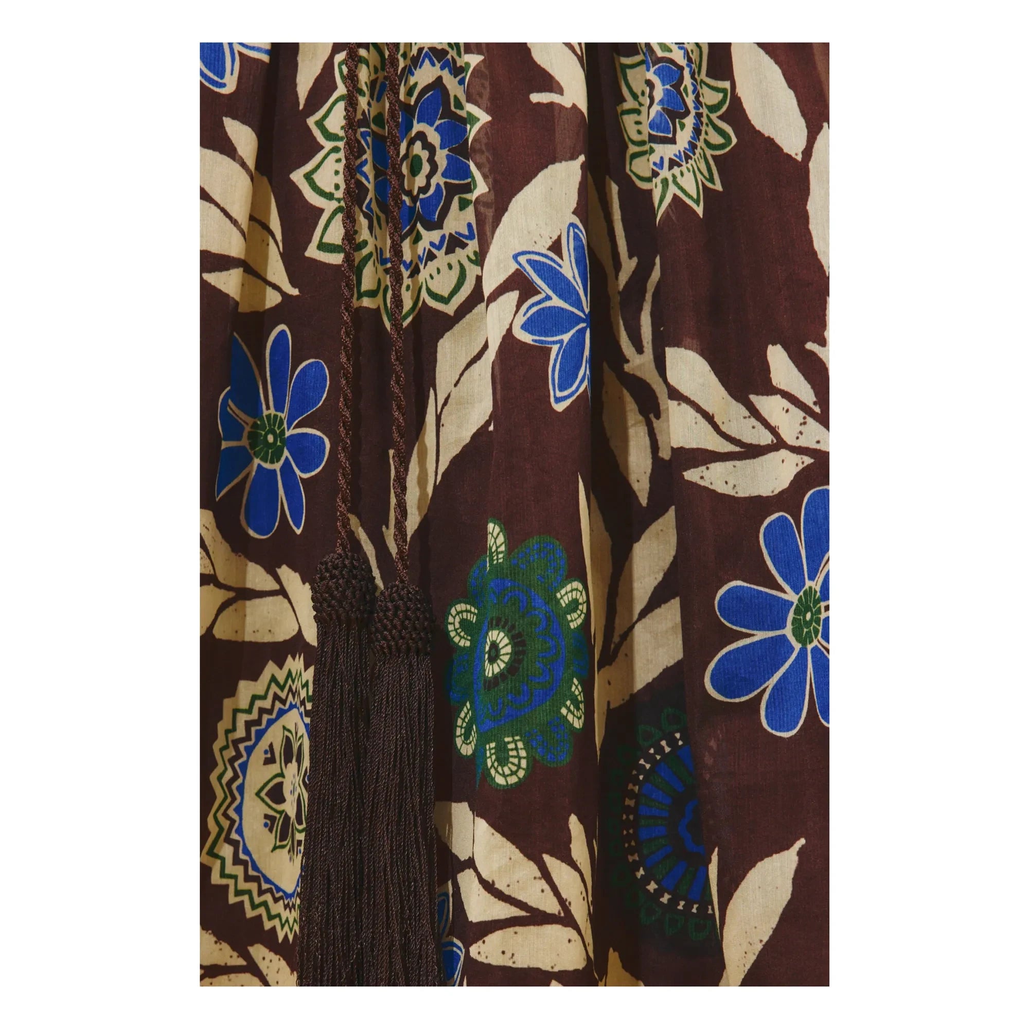 Alémais - Vestido Jasper de seda y algodón | Chocolate