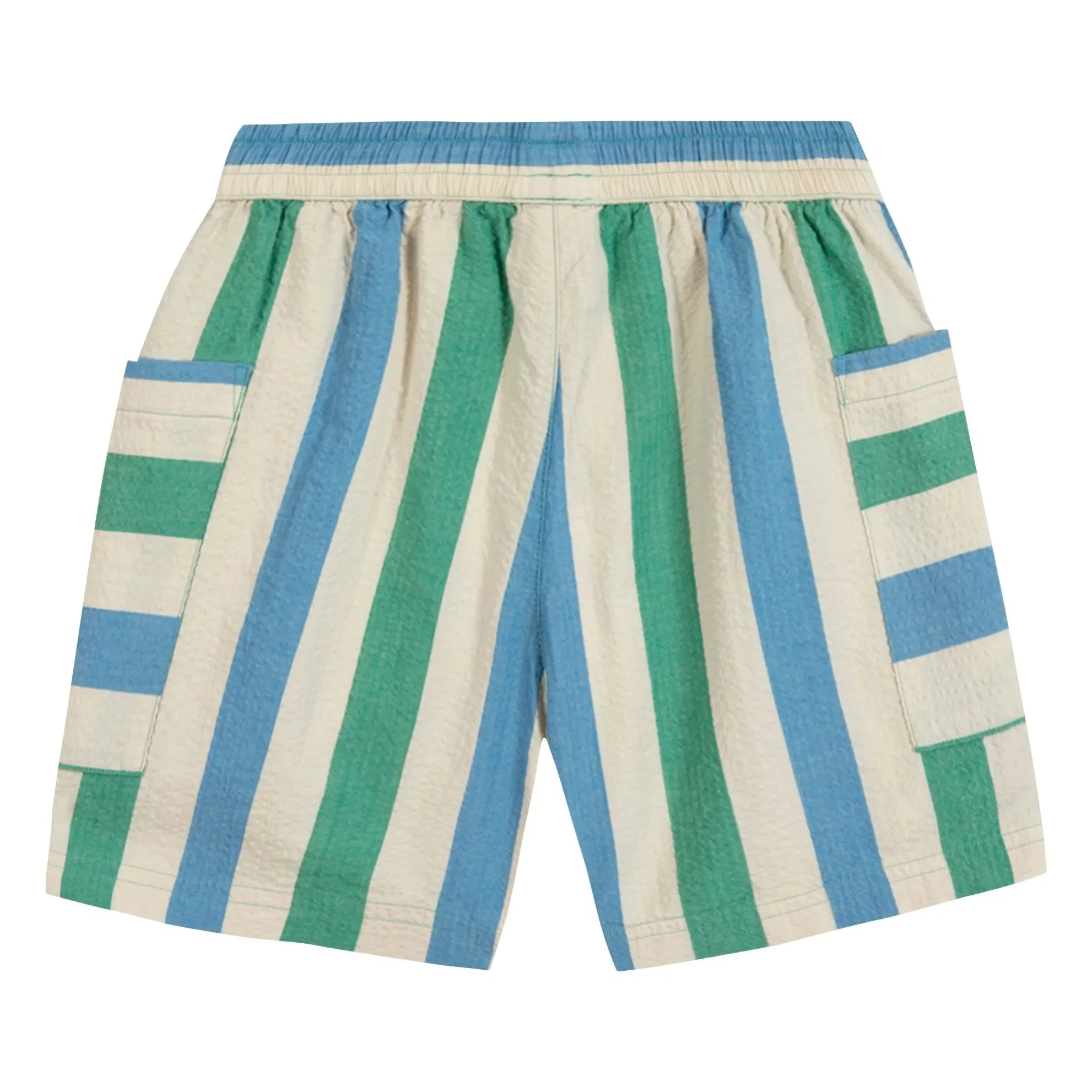 Bonton - Bermudas con bolsillos Lois rayadas | Crudo