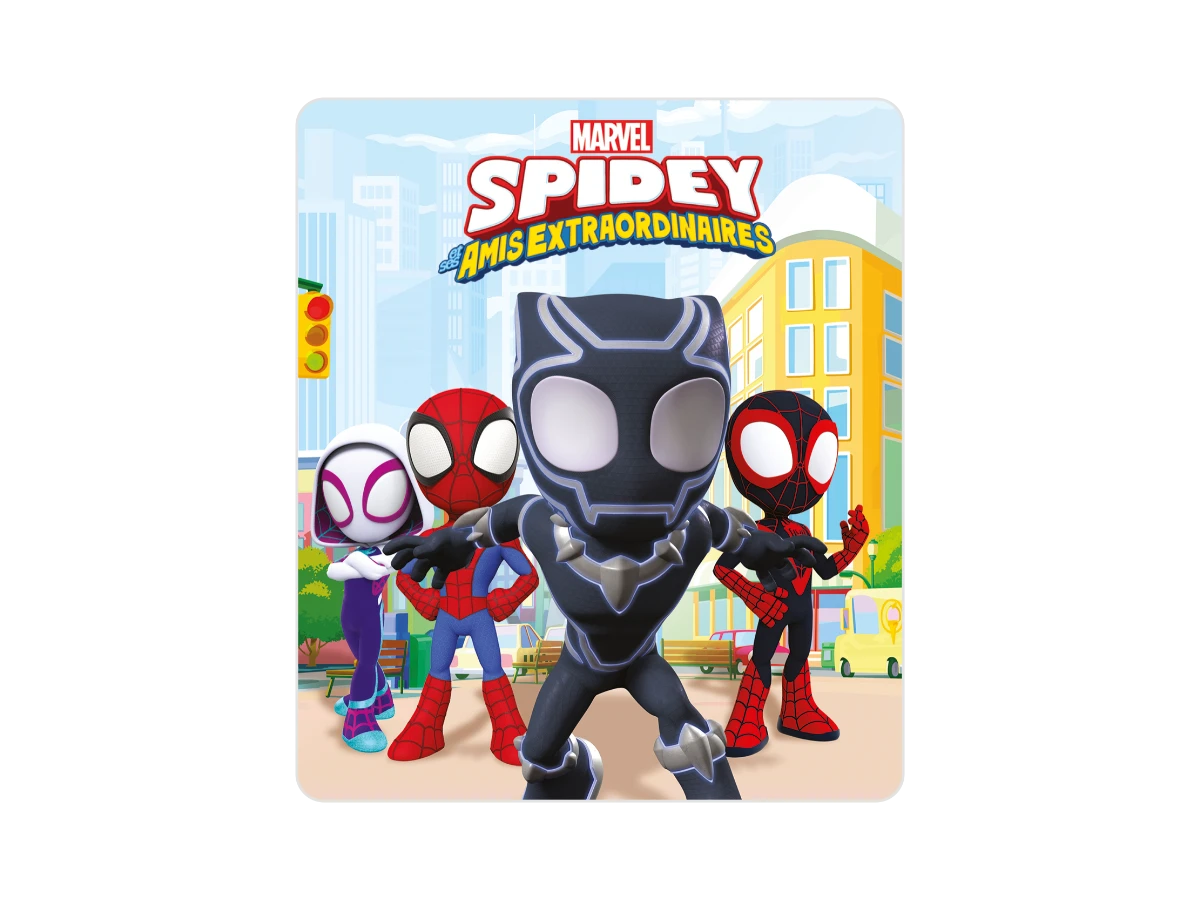 Tonies - Pantera Negra en Francés - Marvel Spidey y sus increíbles amigos