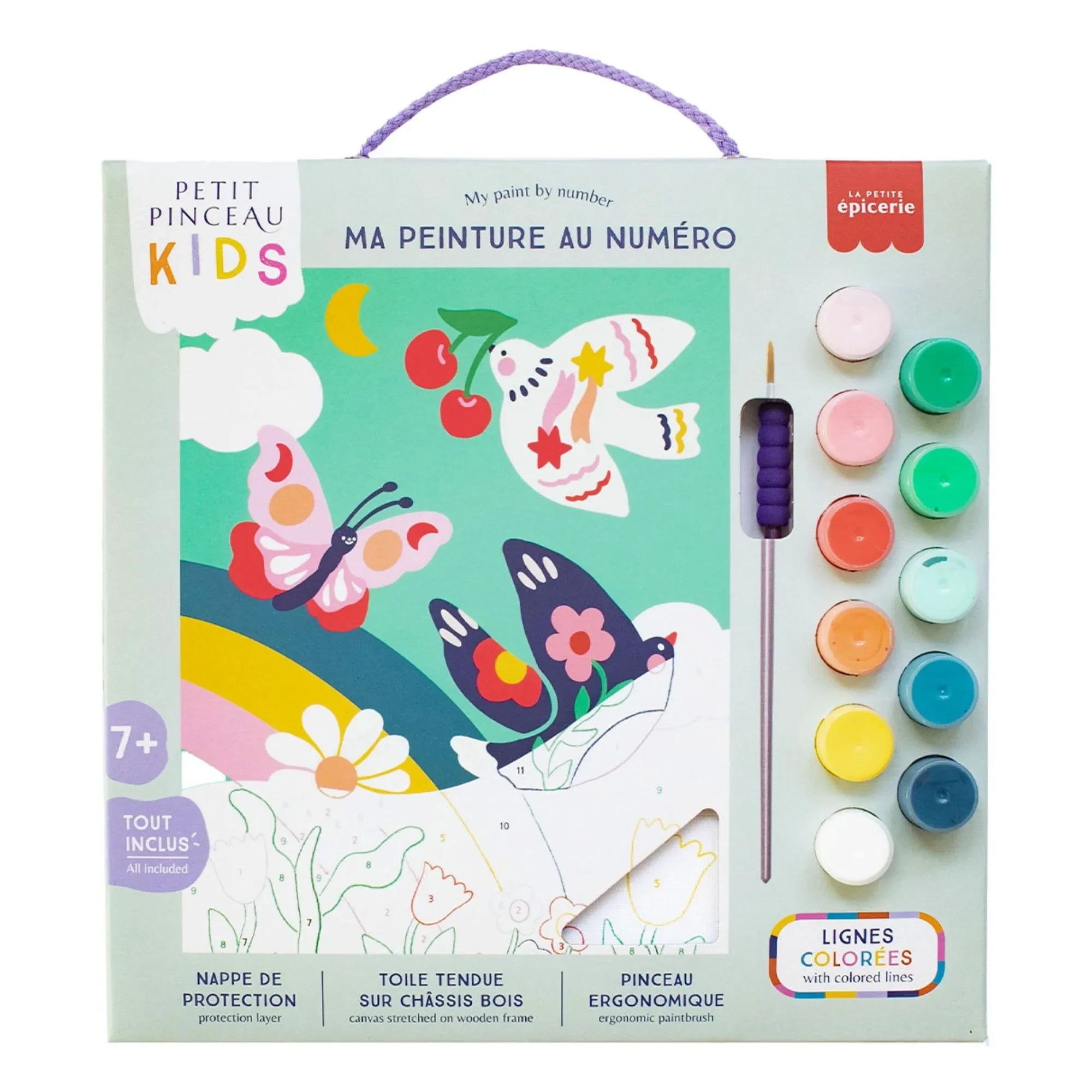 La Petite Épicerie - Pintura por números para niños - Primavera