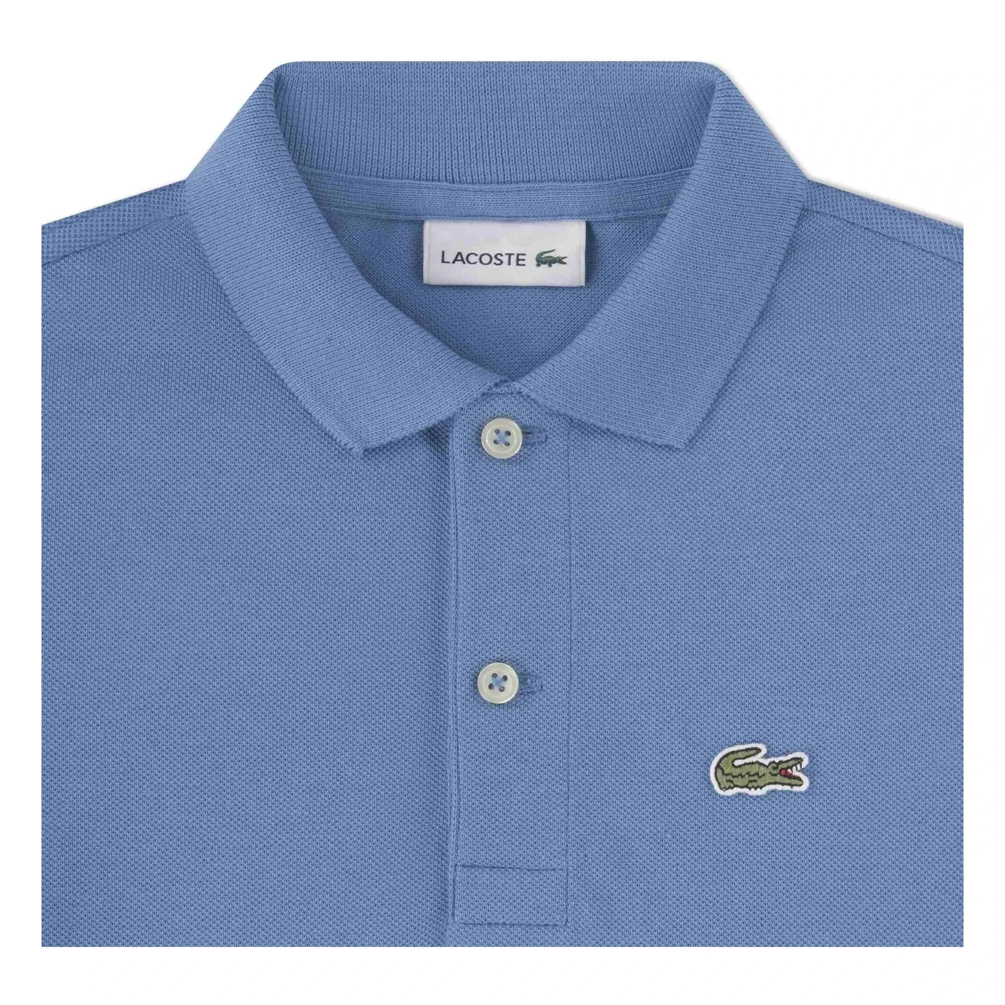 Lacoste - Polo Azul Claro con Logo