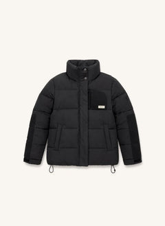 Töastie - Chaqueta acolchada Helix de fibra reciclada | Negra
