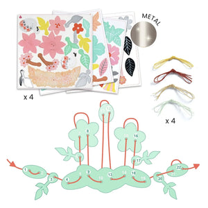 Djeco - Kit DIY - Sets de Joyería de Colores "Gaité"