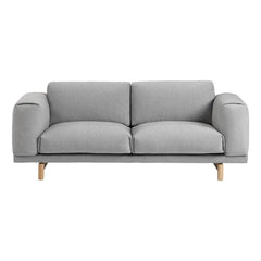 Sofá de 2 plazas Rest de Muuto | Gris claro