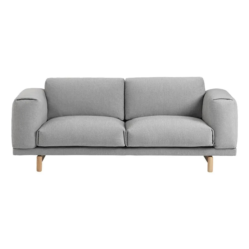 Sofá de 2 plazas Rest de Muuto | Gris claro