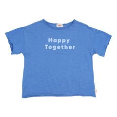 Búho - Camiseta Happy Together Algodón orgánico | Azul real