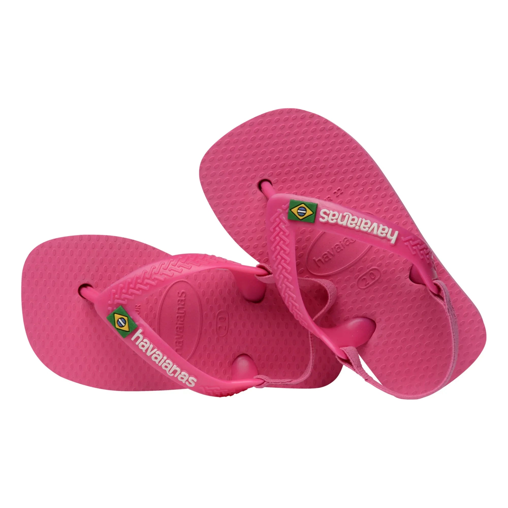 Havaianas - Chanclas de dedo Baby Brasil Logo | Rosa