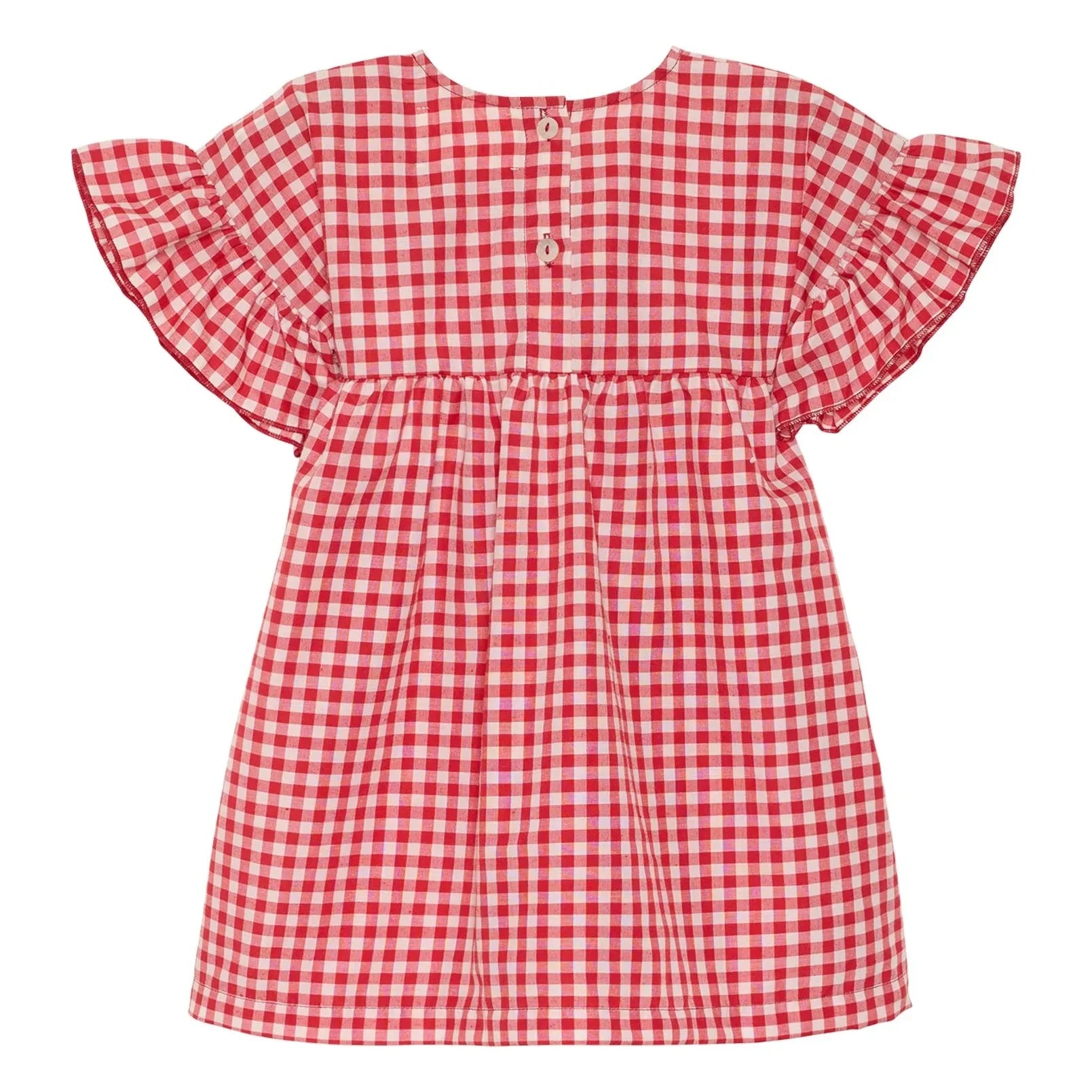 SISSEL EDELBO - Vestido Vichy Ohio - Colección infantil | Rojo