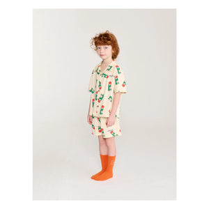 Bobo Choses - Conjunto de camisa y pantalón corto de algodón orgánico Pickles | Crudo