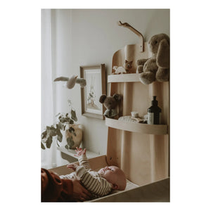 By BO design - Cambiador de pañales de pared - natural